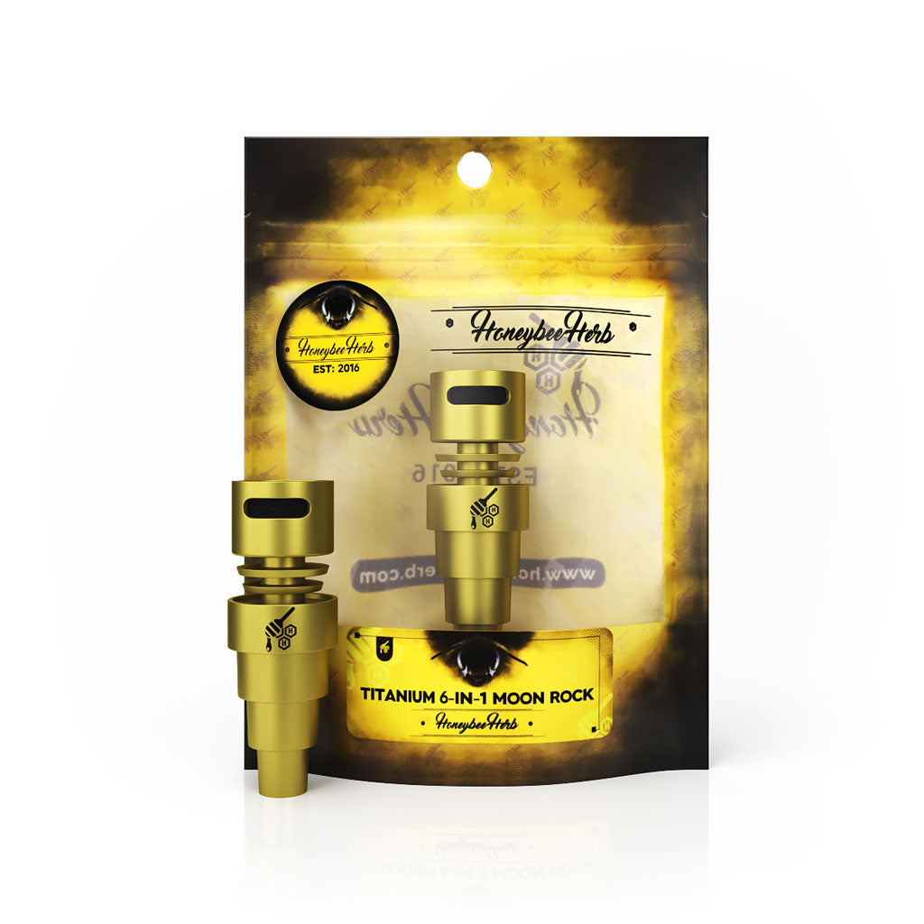 TITANIUM 6 IN 1 MOON ROCK DAB NAIL - Headshop.com