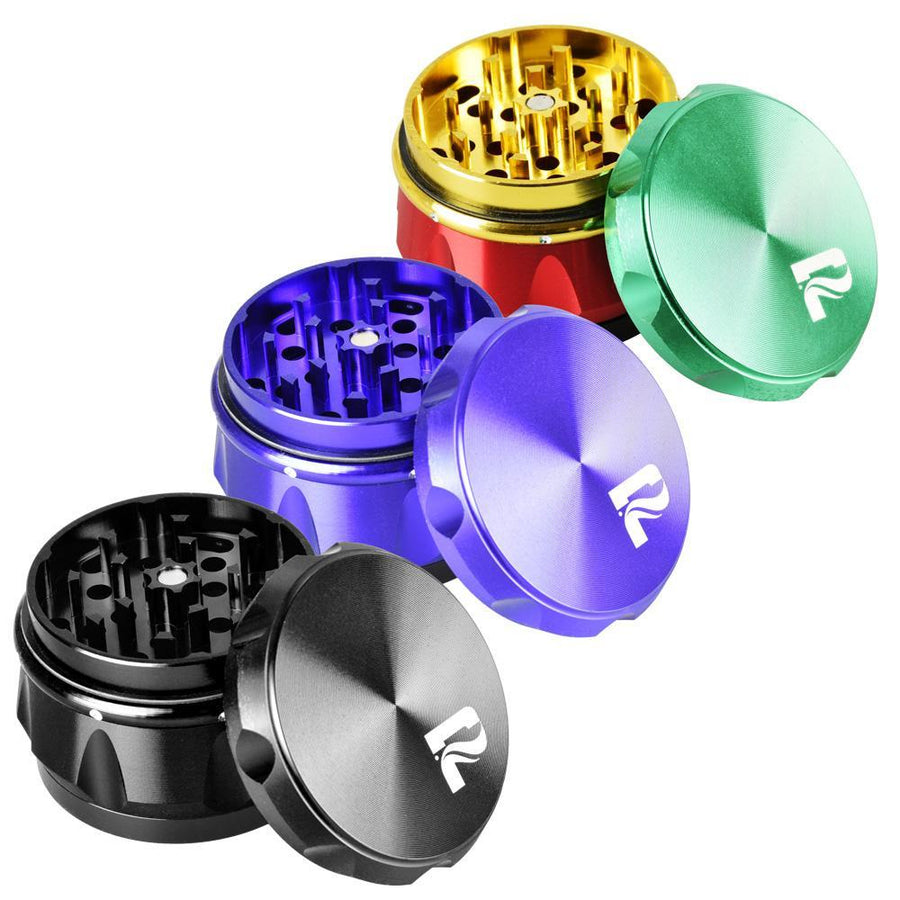 Pulsar 4pc Carver Herb Grinder | 2 Inch - Headshop.com