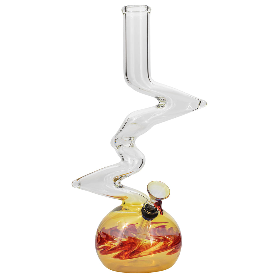 LA Pipes "Switchback" Bubble Base Bong - Headshop.com
