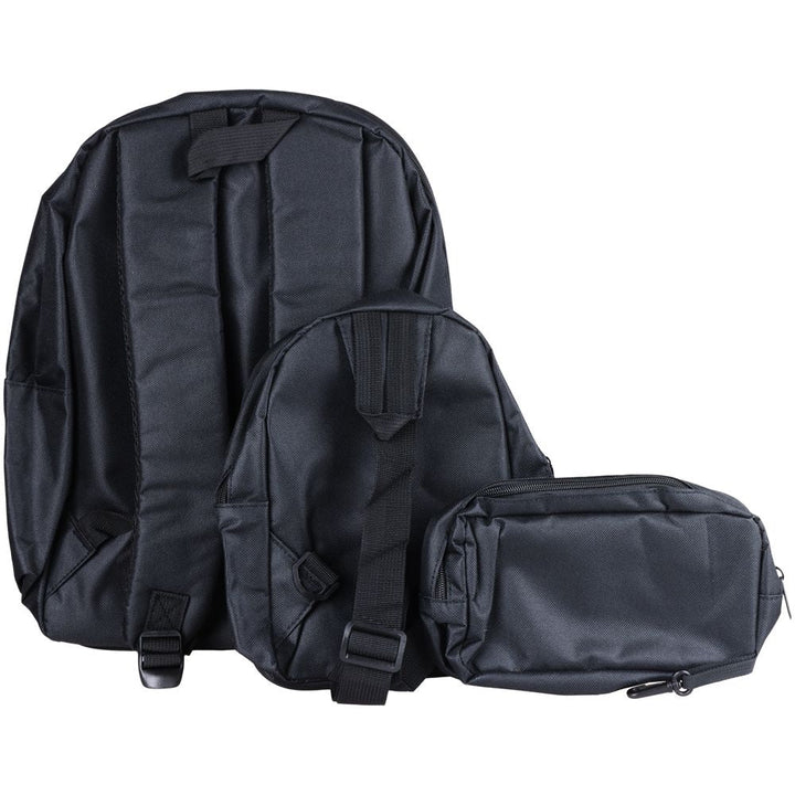 Dabtized Smoker Backpack & Zipper Pouch 3-Piece Set - 13"x16.5" / Music Legendz - Headshop.com