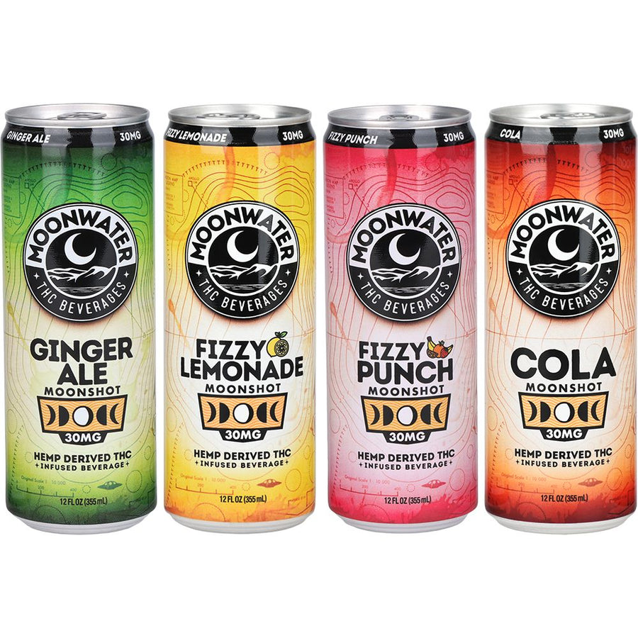Moonwater Moonshot Hemp-Derived D9 Infused Drinks| 24ct - Headshop.com