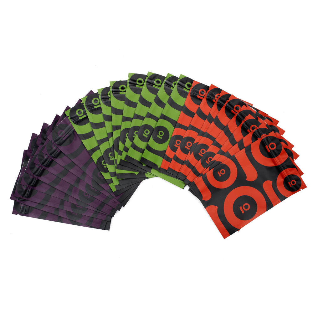 Ongrok Color-Coded Mylar Bags - Headshop.com