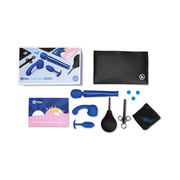b-Vibe Anal Massage & Education Set Blue - Headshop.com