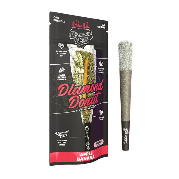 Hidden Hills x Diamond Boys THCA Diamond Donut Pre-Roll | 2.2g | 10ct Display