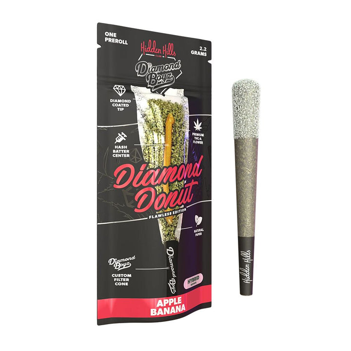 Hidden Hills x Diamond Boys THCA Diamond Donut Pre-Roll | 2.2g | 10ct Display