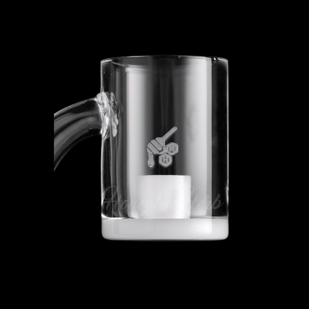 HONEY & MILK CORE REACTOR QUARTZ BANGER - 90° DEGREE | YL - Headshop.com