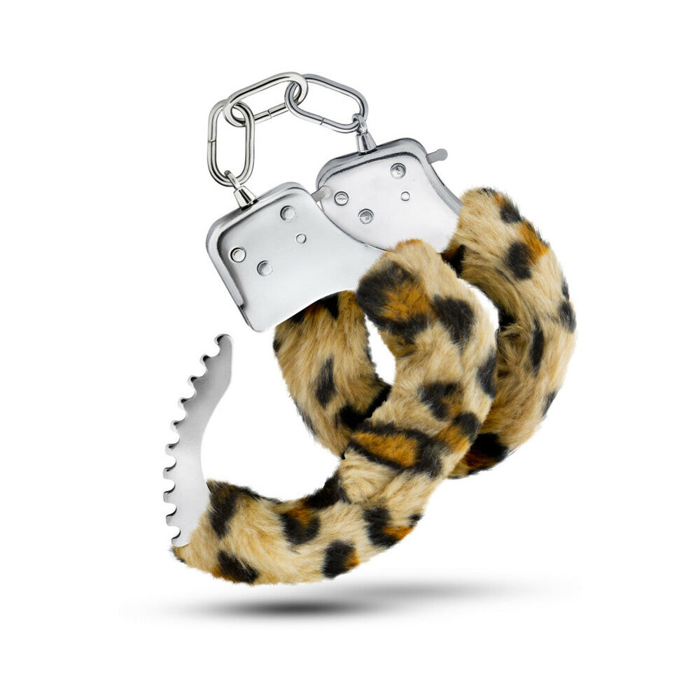 Temptasia Adjustable Faux Fur Cuffs Leopard - Headshop.com