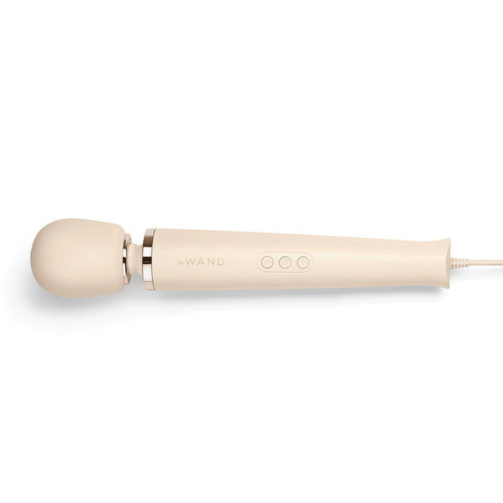 Le Wand Plug-In Vibrating Massager Cream - Headshop.com