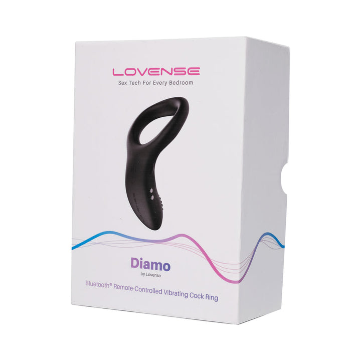 Lovense Diamo Bluetooth Remote-Controlled Vibrating Cockring - Headshop.com