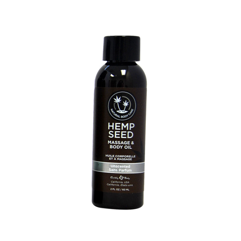 Earthly Body Massage Oil Unscented 2oz - Headshop.com