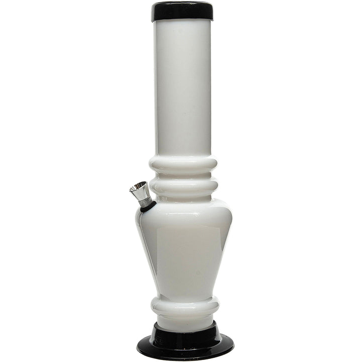 Acrylic Vase Base Bong  12"