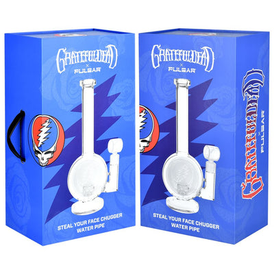 Grateful Dead x Pulsar Round Steal Your Face Water Pipe - 14.5" / 19mm F - Headshop.com