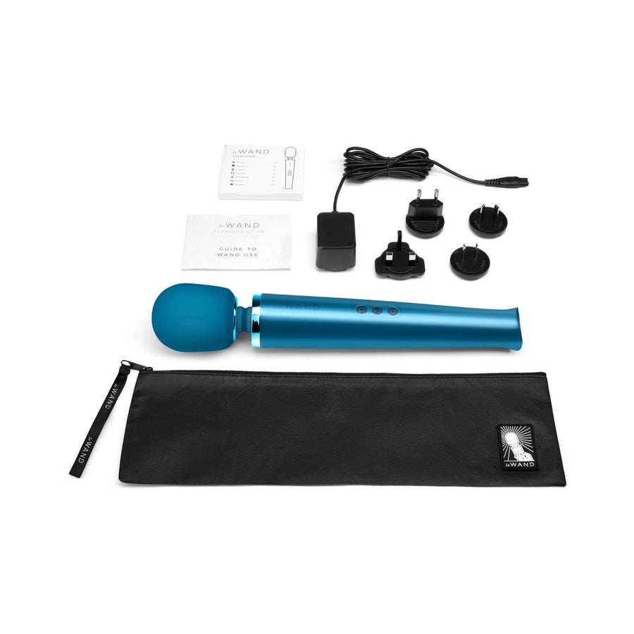 Le Wand Rechargeable Vibrating Massager Pacific Blue - Headshop.com