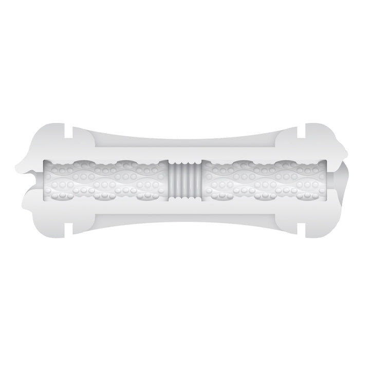 Zero Tolerance Double Dip Dual-Ended Realistic Stroker with Movie Download White - Headshop.com