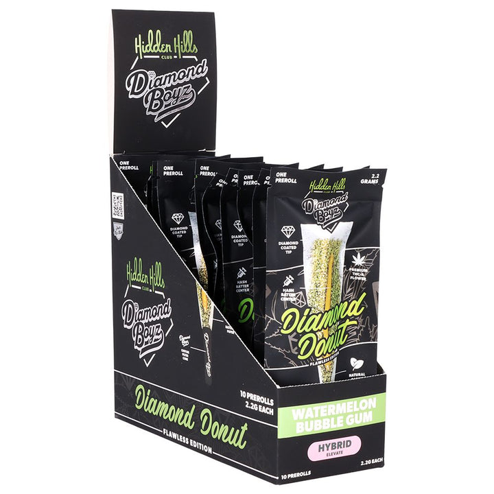 Hidden Hills x Diamond Boys THCA Diamond Donut Pre-Roll | 2.2g | 10ct Display