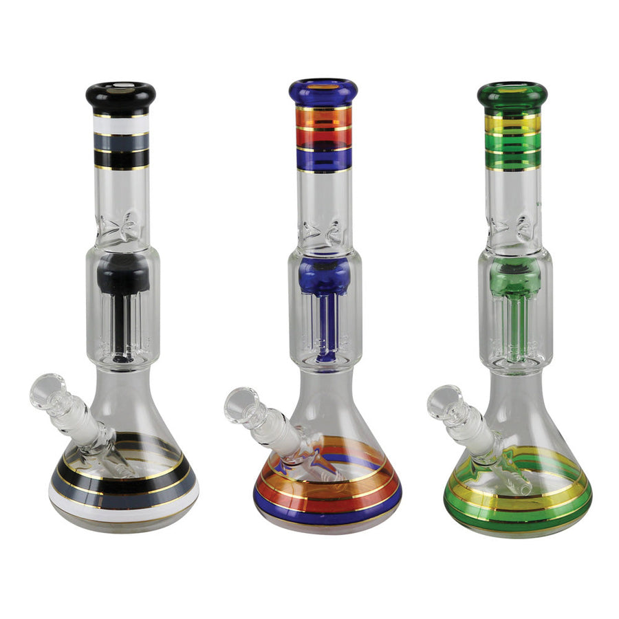 Back To Basics Beaker Water Pipe - 12" / 14mm F / Colors Vary - Headshop.com