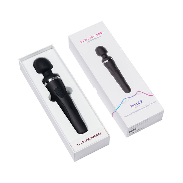 Lovense Domi 2 Bluetooth Programmable Wand Vibrator - Headshop.com
