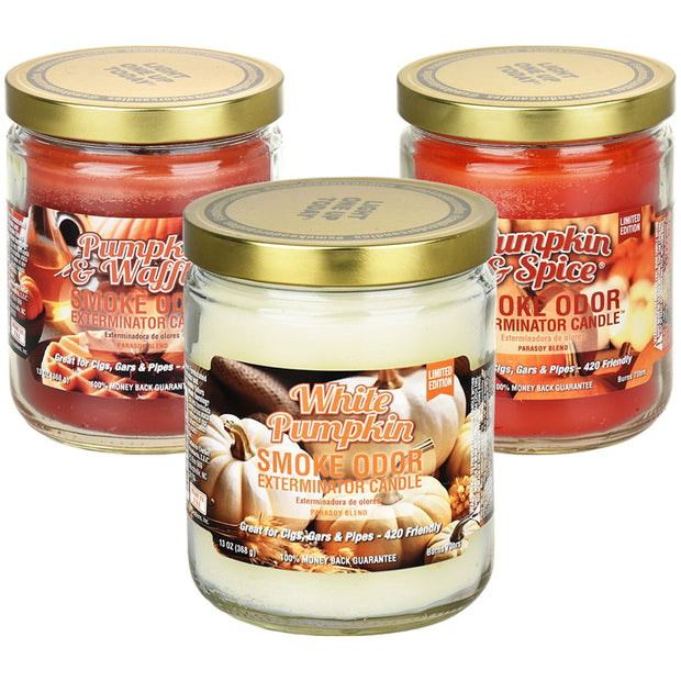 Smoke Odor Exterminator Candles - 13oz / Pumpkin Patch 12ct - Headshop.com