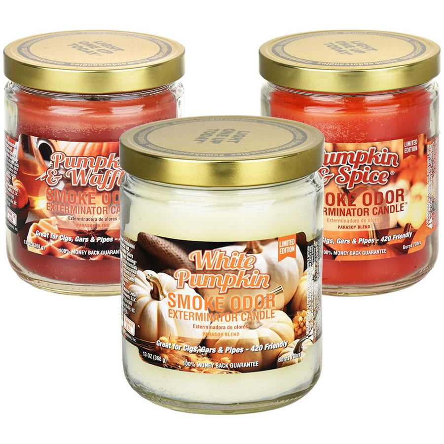 Smoke Odor Exterminator Candles - 13oz / Pumpkin Patch 12ct - Headshop.com