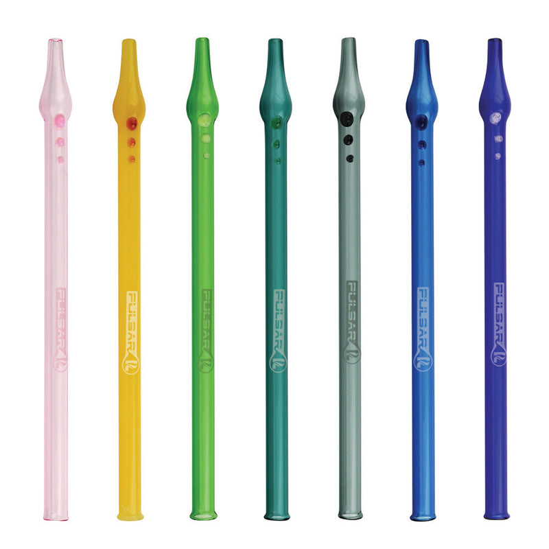 Pulsar Glass Vapor Straw - 10" / Colors Vary - Headshop.com