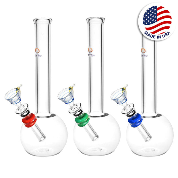 Phoenix Rising Classic Bubble Base Water Pipe - 8"/Colors Vary - Headshop.com