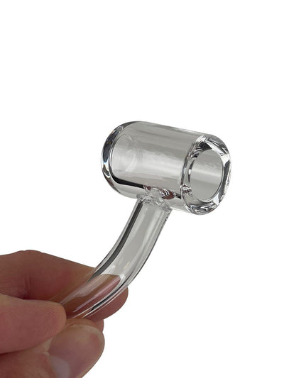 Flat Top Quartz Banger Male Joint Nail - 14mm & 45 Degree - Headshop.com