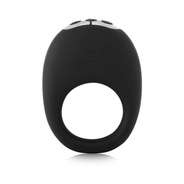 Je Joue Mio Rechargeable Vibrating Silicone Cock Ring Black - Headshop.com