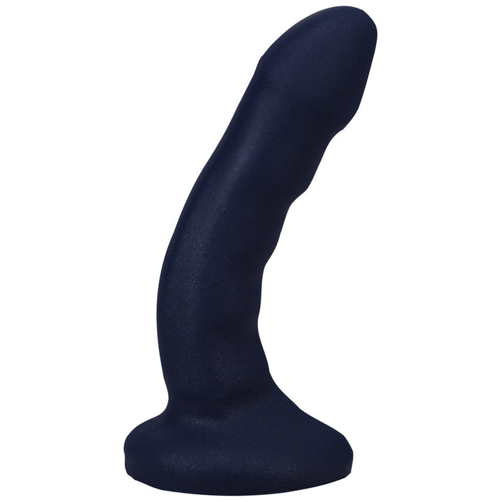 Tantus Curve 6.5 in. Dildo Medium-Firm Sapphire - Headshop.com