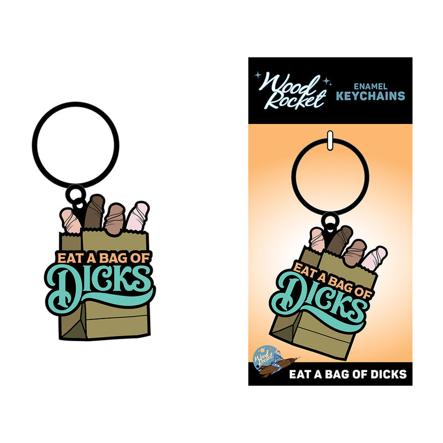 Sex Toy Keychain Eat A Bag Of Dicks - Headshop.com