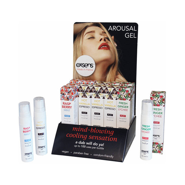Exsens Arousal Gel Filled 15-Piece POS Display - Headshop.com