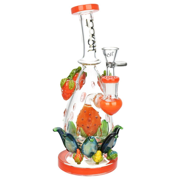 Lookah Glass Very Berry Water Pipe - 9.25" / 14mm F - Headshop.com