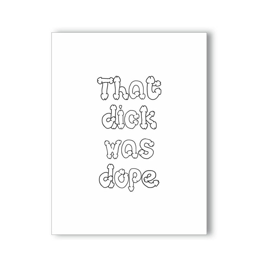 That Dick Was Dope Naughty Kard - Headshop.com