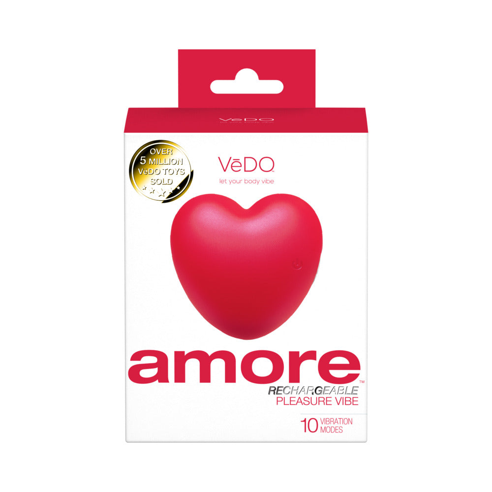 VeDO Amore Rechargeable Pleasure Vibe Red - Headshop.com