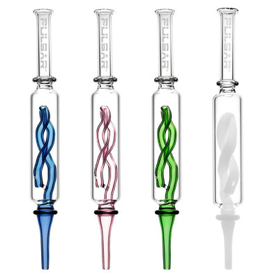 Pulsar Glass Inner Twist Perc Dab Straw - Headshop.com