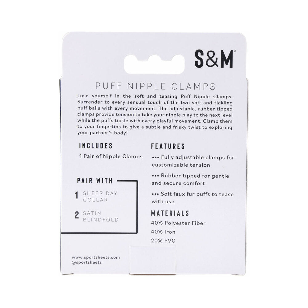 Sportsheets Sex & Mischief Puff Nipple Clamps - Headshop.com