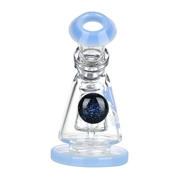 Diamond Glass Gold Hammer Perc Dab Rig - 6" / 14mm F - Headshop.com