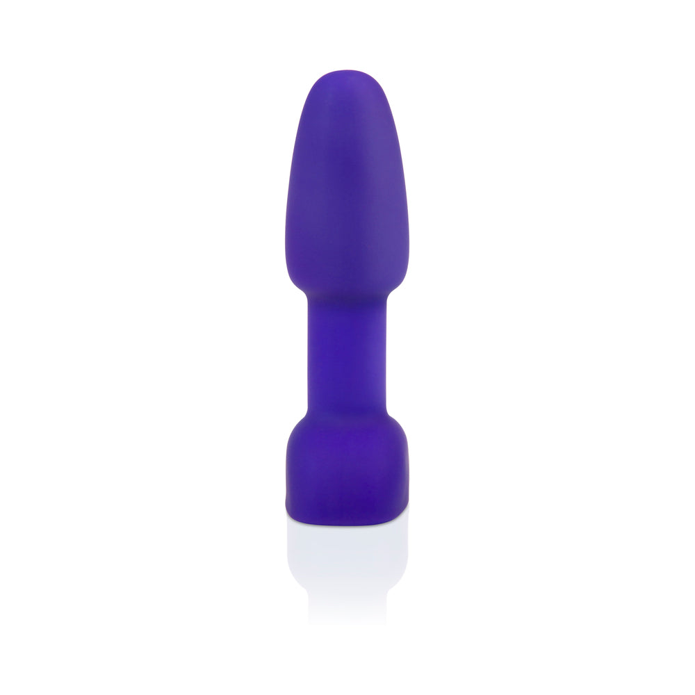 b-Vibe Rimming Petite Rotating and Vibrating Remote Control Plug Purple - Headshop.com