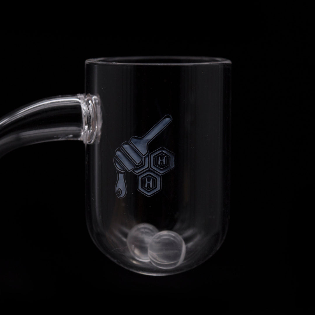 HONEY CYCLONE QUARTZ BANGER - 90° DEGREE | YL - Headshop.com