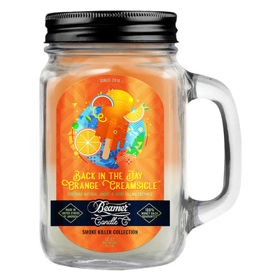 Beamer Candle Co. Mason Jar Candle | Back In The Day Orange Creamsicle - Headshop.com