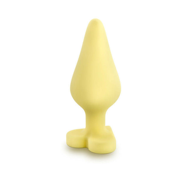 Play with Me Naughty Candy Hearts 'Spank Me' Anal Plug Yellow - Headshop.com