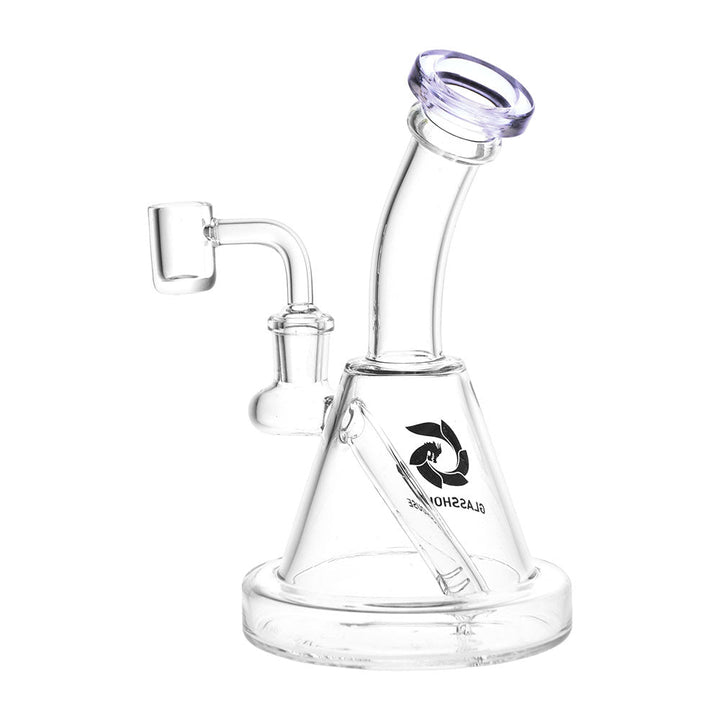 Glass House Bent Neck Glass Dab Rig - 6.75" / 14mm F / Colors Vary - Headshop.com