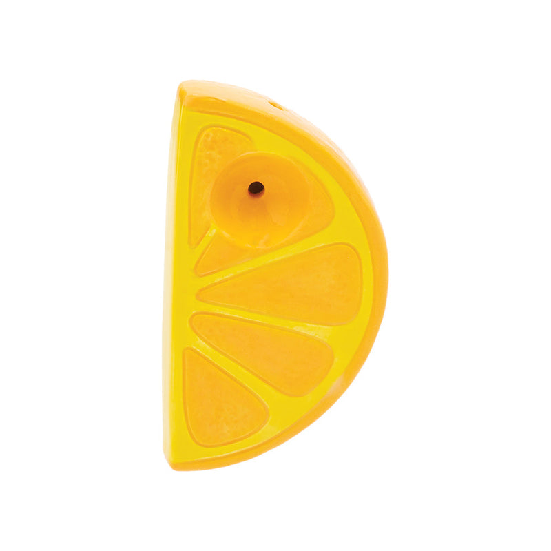 Wacky Bowlz Orange Slice Ceramic Hand Pipe | 3.5" - Headshop.com