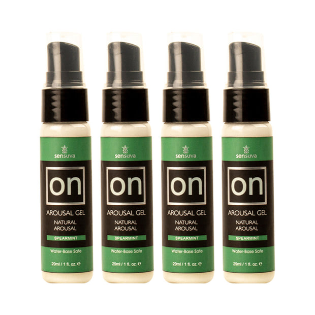 Sensuva ON Arousal Gel Spearmint 4-Pack 1 oz. - Headshop.com
