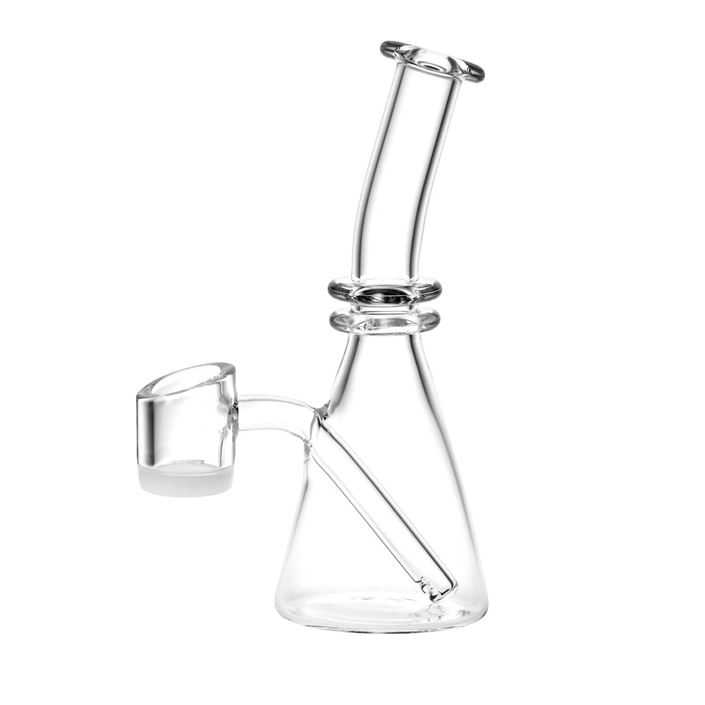 Mini All-In-One Quartz Oil Rig - 5" / Opaque Bottom Banger - Headshop.com