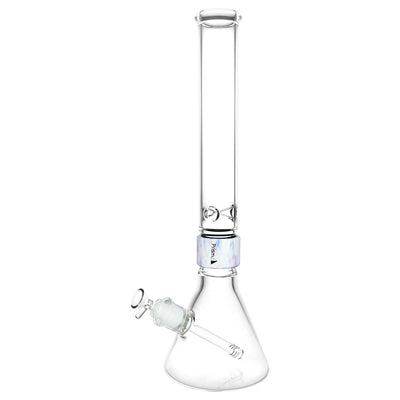 Prism Tall Beaker Single Stack Water Pipe | 18" | 14mm F | Clear - Headshop.com