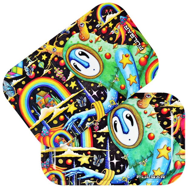Pulsar Rolling Tray & Lid Kit - The World Was Mad / 11"x7" - Headshop.com