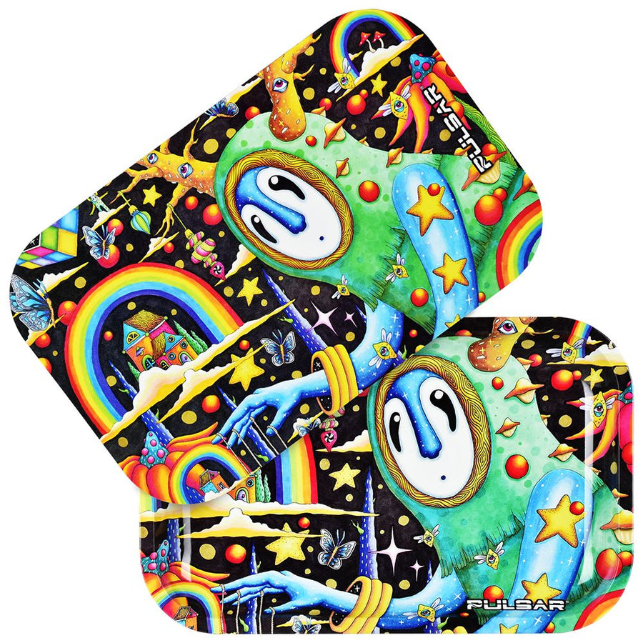 Pulsar Rolling Tray & Lid Kit - The World Was Mad / 11"x7" - Headshop.com