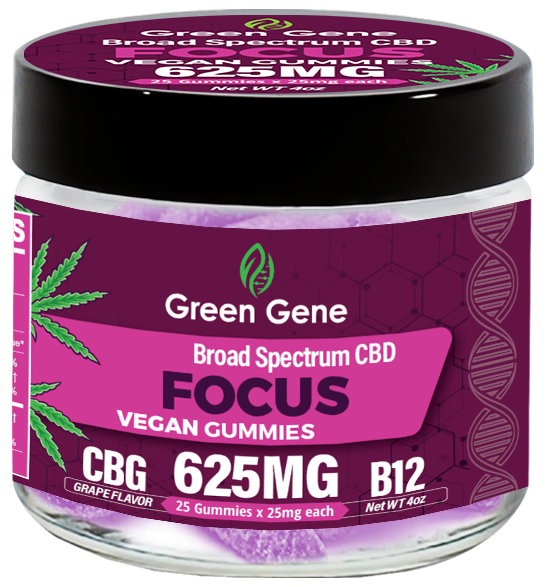 Green Genie Organic CBD Infused Mood Based Vegan Gummies - (625MG - 2500MG) - Headshop.com