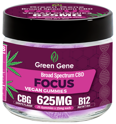 Green Genie Organic CBD Infused Mood Based Vegan Gummies - (625MG - 2500MG) - Headshop.com