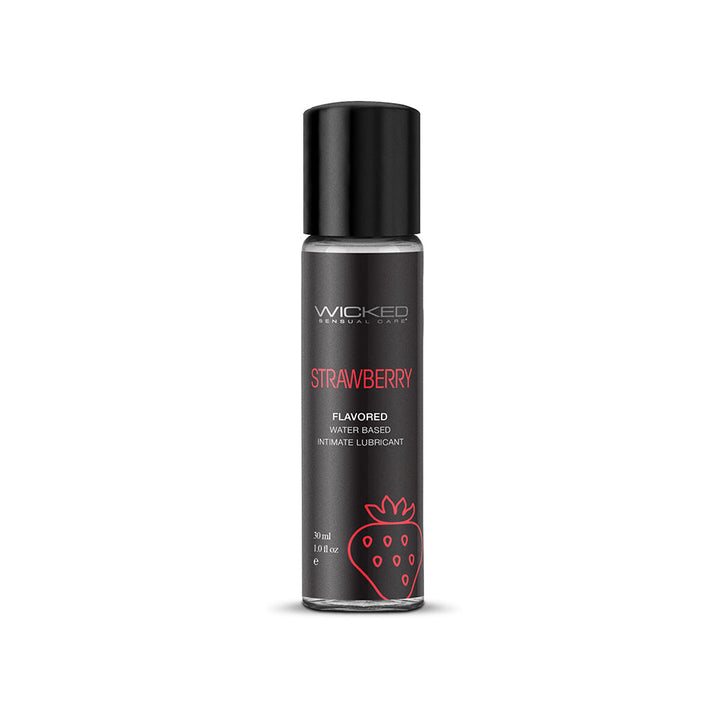 Wicked Aqua Strawberry Water-Based Lubricant 1 oz. - Headshop.com
